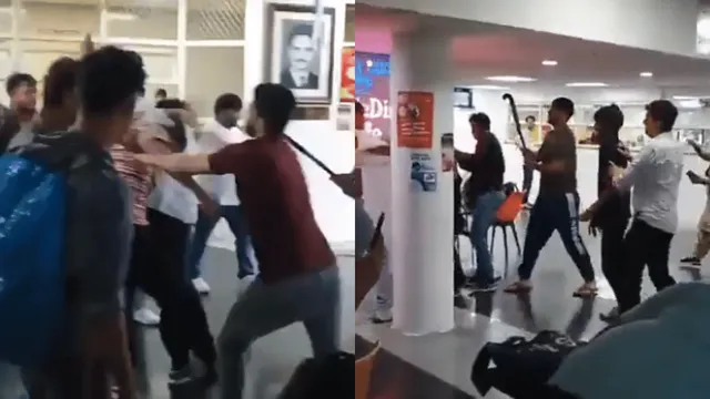 brutal-fight-erupts-between-college-students-over-junior-abusing-senior-student-with-hockey-stick-shocks-internet-viral-video